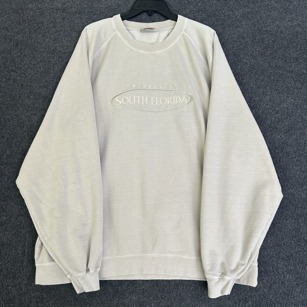 University Of South Florida Bulls XL Sweater By Time Out Embroidered Long Sleeve